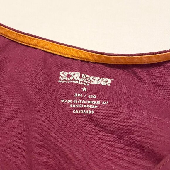 Scrubstar Womens Size 3XL Scrub Shirt Top - Picture 3 of 16